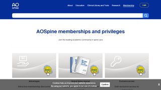 
                            9. AOSpine memberships and privileges