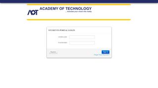 
                            3. AOT Students Information Portal