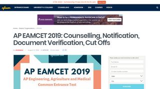 
                            8. AP EAMCET 2019: Counselling, Notification, …