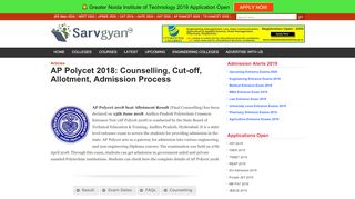 
                            8. AP Polycet 2018: Counselling, Cut-off, Allotment ...