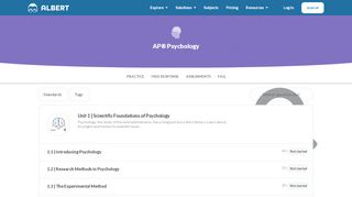 
                            9. AP Psychology | Practice Questions | Albert - Albert.io