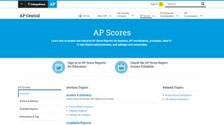 
                            8. AP Score Reports - AP Central