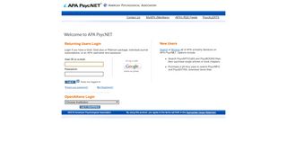 
                            4. APA PsycNET - American Psychological Association