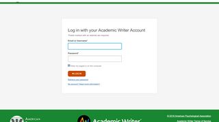 
                            5. APA Style Login - Login - Academic Writer