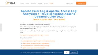 
                            5. Apache Error Log, Apache Access Log: Analyze ...