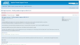 
                            3. Apache Friends Support Forum • View topic - 503 …