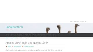 
                            6. Apache LDAP login and Nagios LDAP - Localhostrich