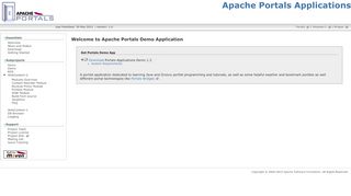 
                            4. Apache Portals Applications - Apache Portals Demo Application