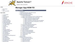 
                            4. Apache Tomcat 7 (7.0.96) - Manager App HOW-TO