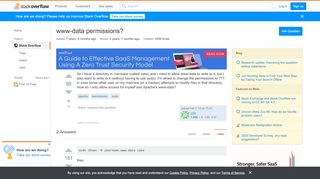 
                            5. apache - www-data permissions? - Stack Overflow