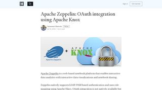 
                            8. Apache Zeppelin: OAuth integration using Apache Knox