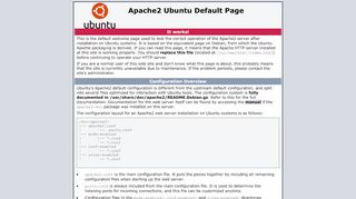 
                            4. Apache2 Ubuntu Default Page: It works