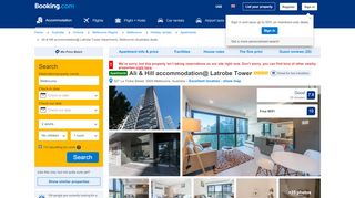 
                            9. Apartment Ali & Hill accommodation@ Latrobe Tower ...