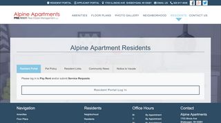 
                            9. Apartment Residents - Alpine Apartments