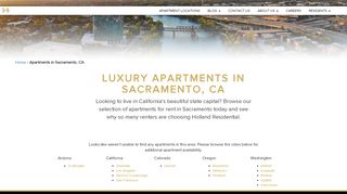 
                            8. Apartments For Rent in Sacramento, CA - Holland Residential