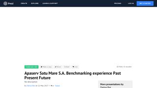 
                            9. Apaserv Satu Mare S.A. Benchmarking experience Past Present ...