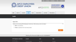 
                            6. APCO Employees Credit Union - Apply Now