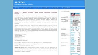 
                            4. APCPDCL - Online Electricity Bill Payment and Enquiry