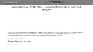 
                            6. apcpdcl.org.in - APCPDCL - Online Electricity Bill Payment ...