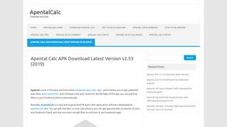 
                            7. Apental Calc APK Download Latest Version v2.53 …