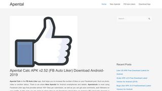 
                            5. Apental Calc APK v2.52 (FB Auto Liker) Download …