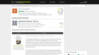 
                            6. Aperture Science Achievement in The Orange Box - TrueAchievements