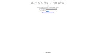 
                            9. - Aperture Science Login