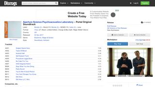 
                            2. Aperture Science Psychoacoustics Laboratory - Portal ... - Discogs
