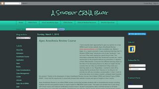 
                            4. Apex Anesthesia Review Course - A Student CRNA Blog