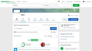 
                            7. Apex Consultant Reviews | Glassdoor.ie