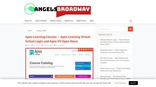 
                            6. Apex Learning Courses – Apex Learning Virtual School Login ...