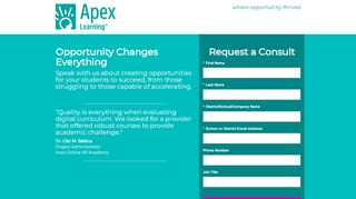 
                            3. Apex Learning