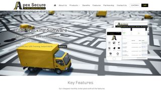 
                            5. Apex Secure | Vehicle GPS Tracking System India