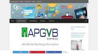 
                            11. APGVB Internet Banking information and login guidelines.