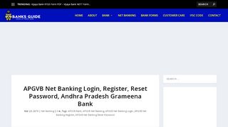 
                            8. APGVB Net Banking Login, Register, Reset Password, Andhra ...