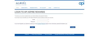 
                            4. API Aspire Rewards - Login