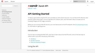 
                            3. API Getting Started - Xandr Documentation - AppNexus