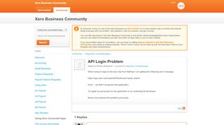 
                            2. API Login Problem - Xero Community