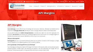 
                            6. API Margins - Cyrus Recharge