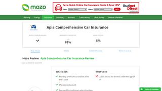 
                            9. Apia Comprehensive Car Insurance | Car …