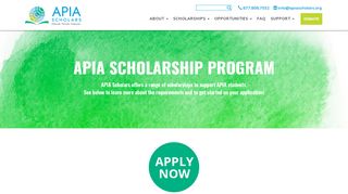 
                            2. APIA Scholarship : APIA Scholars