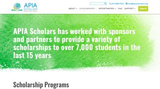 
                            4. APIASF: Asian & Pacific Islander American Scholarship Fund. Today's ...