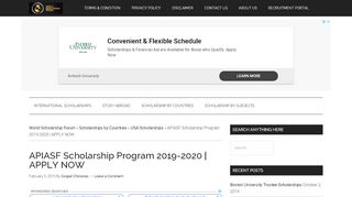 
                            7. APIASF Scholarship Program 2019-2020 | APPLY …