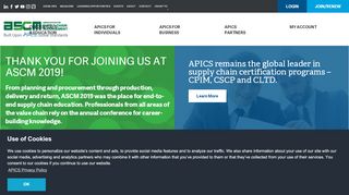 
                            9. APICS is now part of the Association for Supply Chain ...