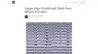 
                            9. Apigee Edge OAuth2 and Third-Party Identity Providers - Medium