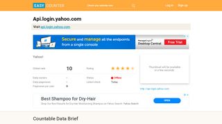 
                            7. Api.login.yahoo.com: Yahoo! - Easy Counter