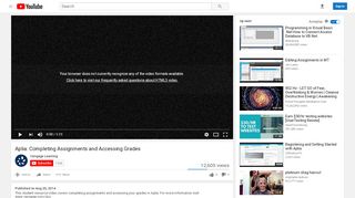 
                            8. Aplia: Completing Assignments and Accessing Grades - YouTube