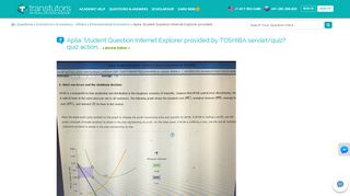 
                            7. Aplia: Student Question Internet Explorer …