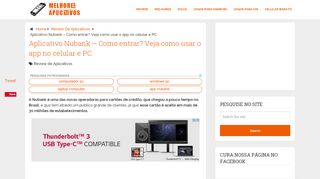 
                            9. Aplicativo Nubank - Como entrar? Veja como usar o app no ...