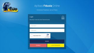 
                            5. Aplikasi Fidusia Online